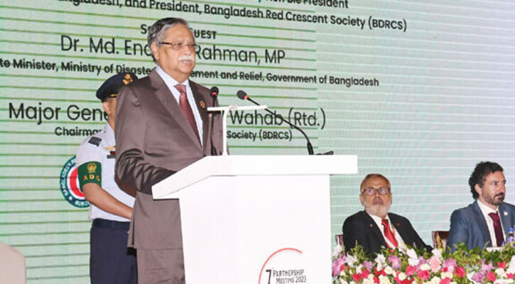 রোহিঙ্গা ইস্যুতে দ্রুত বৈশ্বিক পদক্ষেপের আহ্বান পুনর্ব্যক্ত রাষ্ট্রপতির