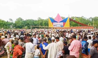 কেন্দুয়ায় শেষ মুহূর্তে জমে উঠেছে পশুর হাট