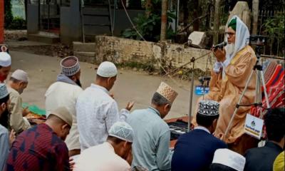 মুসলিম উম্মাহের মুক্তি কামনায় ঈদুল ফিতরের জামাত অনুষ্ঠিত