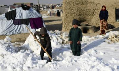 তীব্র শীতে আফগানিস্তানে ১২৪ জনের মৃত্যু