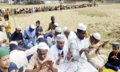 মৌলভীবাজারে বৃষ্টি কামনায় নামাজ আদায়