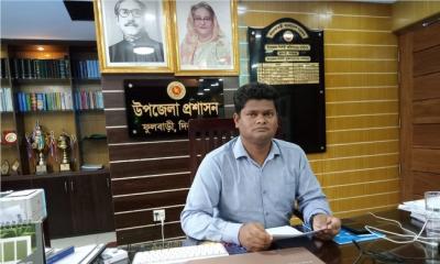 ভূমিহীন ও গৃহহীনদের জমিসহ পাকাঘর প্রদান কল্পে ইউএনও‍‍`র প্রেস ব্রিফিং