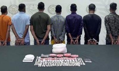 সৌদি আরবে মাদক ব্যবসা-চোরাচালান অভিযানে ৭ বাংলাদেশি গ্রেপ্তার