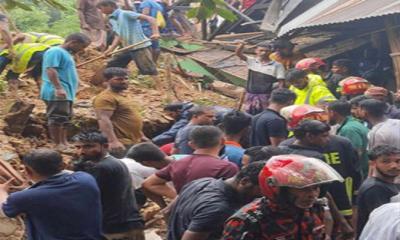 সিলেটে পাহাড় ধসে একই পরিবারের ৩ জন নিখোঁজ