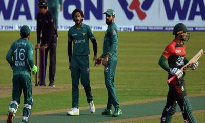 পাকিস্তানকে ১৭০ রানের লক্ষ্য দিল বাংলাদেশ