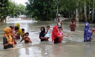 কুড়িগ্রামে পানিবন্দি ৩৫ হাজার মানুষ