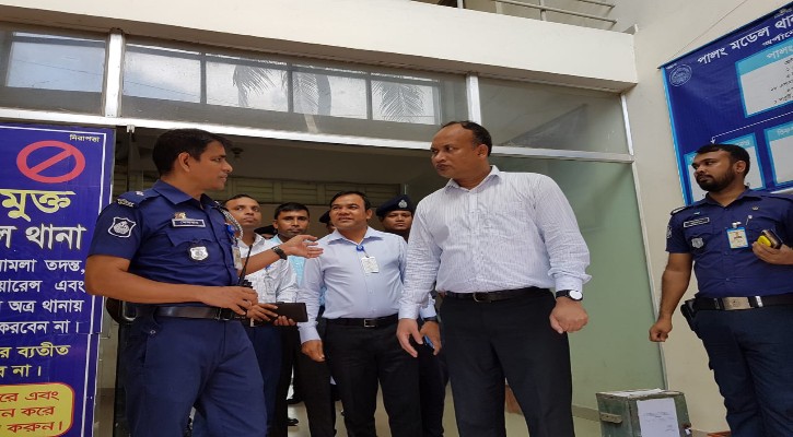 শরীয়তপুর জেলা প্রশাসকের পালং মডেল থানা পরিদর্শন