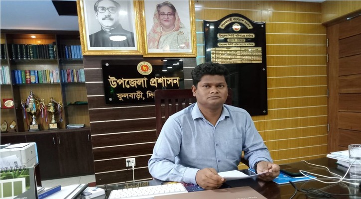 ভূমিহীন ও গৃহহীনদের জমিসহ পাকাঘর প্রদান কল্পে ইউএনও‍‍`র প্রেস ব্রিফিং