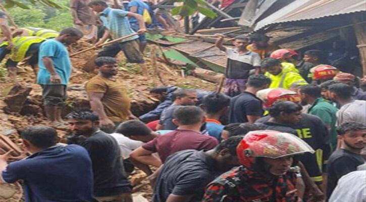 সিলেটে পাহাড় ধসে একই পরিবারের ৩ জন নিখোঁজ