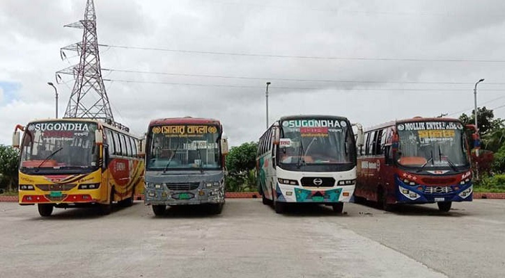 বরগুনায় অনির্দিষ্টকালের পরিবহন ধর্মঘট