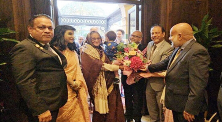 প্রধানমন্ত্রীকে স্বাগত জানিয়েছে যুক্তরাজ্য আওয়ামী লীগ