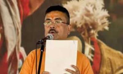 পশ্চিমবঙ্গে নতুন রাজনৈতিক ইতিহাস, মুখ্যমন্ত্রী হিসেবে শপথ নিলেন শুভেন্দু অধিকারী