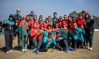 বিশ্বকাপ বাছাইয়ে অপরাজিত চ্যাম্পিয়ন বাংলাদেশ