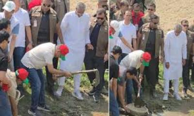 উলশী খাল খনন উদ্বোধন করলেন প্রধানমন্ত্রী