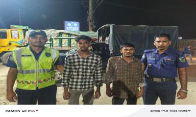 হবিগঞ্জে ৬ হাজার ৬শ কেজি ভারতীয় জিরা বোঝাই  ট্রাকসহ দুইজন আটক