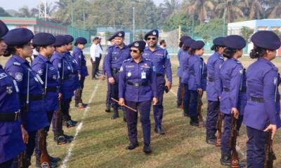 শরীয়তপুরে জেলা পুলিশের মাস্টার প্যারেড অনুষ্ঠিত