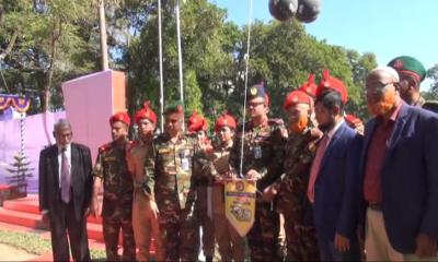 হবিগঞ্জে বিএনসিসি প্লাটুন উদ্ধোধন