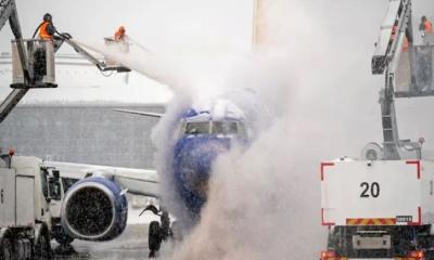 যুক্তরাষ্ট্র ঝড়ে বিপর্যস্ত, বাতিল ১৩ হাজার ফ্লাইট