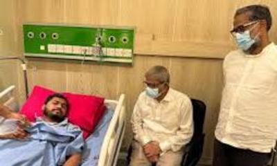 নুরকে দেখতে হাসপাতালে মির্জা ফখরুল