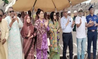 উন্নয়ন প্রকল্প পরিদর্শন ও উদ্বোধনে মুন্সীগঞ্জ সফরে মন্ত্রী মির্জা ফখরুল ইসলাম আলমগীর