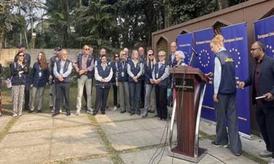 দেশের বিভাগীয় শহরে ইইউর নির্বাচন পর্যবেক্ষক দলের সফর শুরু