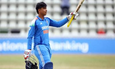 ৩৬ বলে সেঞ্চুরি করে বিশ্বরেকর্ড গড়লেন সূর্যবংশী