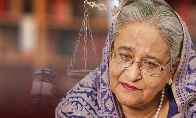 আদালত অবমাননার মামলায় শেখ হাসিনার কারাদণ্ড