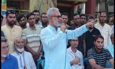 সিরাজগঞ্জে বিএনপি’র ৩১ দফা প্রচারে উঠান বৈঠক  মোস্তফা জামানের