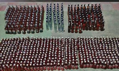 সিলেটে ৮০৮ বোতল বিদেশি মদ জব্দ, গ্রেফতার ৩