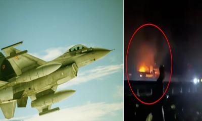 তুরস্কে প্রশিক্ষণ উড্ডয়নে এফ-১৬ বিধ্বস্ত, পাইলট নিহত