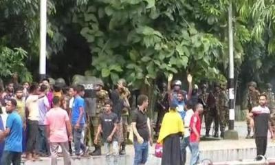উত্তরা ইপিজেডে কারখানা বন্ধের জেরে সংঘর্ষ, এক শ্রমিক নিহত