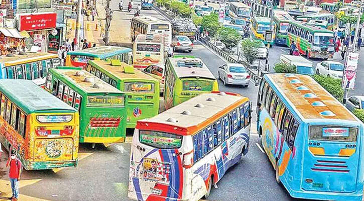 সারাদেশে বাস ও মিনিবাসের নতুন ভাড়া কার্যকর