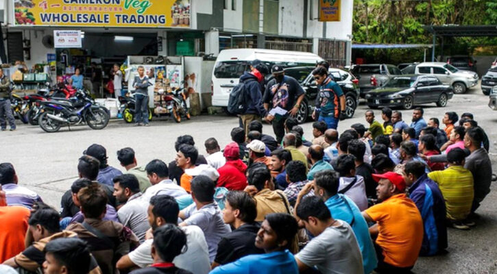 মালয়েশিয়ার ক্যামেরন হাইল্যান্ডসে সাঁড়াশি অভিযান, ১৭৪ বাংলাদেশি আটক