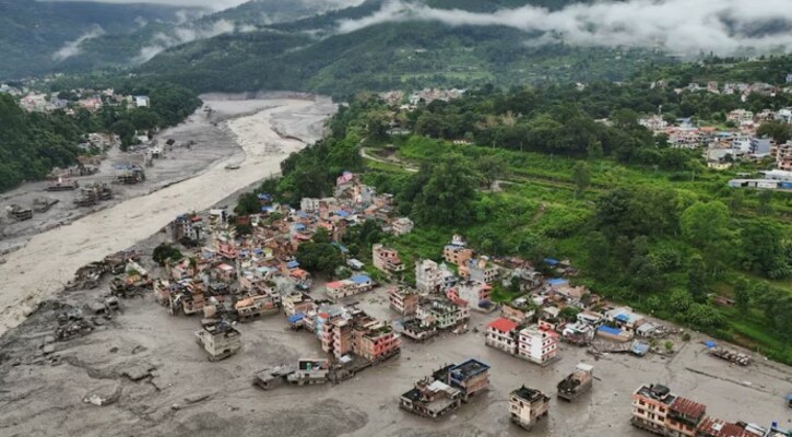নেপালে বন্যা-ভূমিধসে মৃত ৬১৬, নিখোঁজ প্রায় ২ হাজার