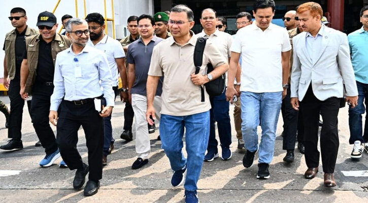 মৌলভীবাজার সফরে সিলেটে পৌঁছেছেন প্রধানমন্ত্রী তারেক রহমান