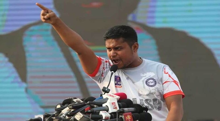 শাহবাগে কড়া হুঁশিয়ারি হাসনাত আব্দুল্লাহর