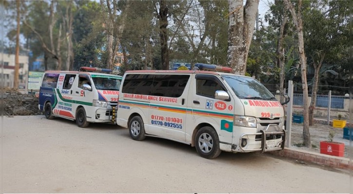 শরীয়তপুরে অ্যাম্বুলেন্স আটকের কারনে রোগীর মৃত্যু: মামলা, গ্রেপ্তার-১